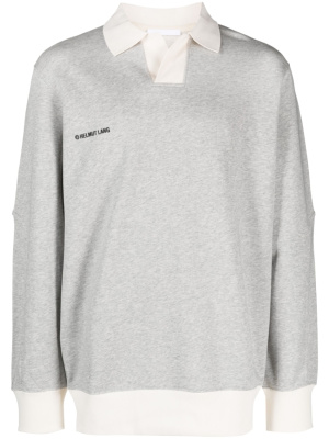 

Long-sleeve cotton polo shirt, Helmut Lang Long-sleeve cotton polo shirt