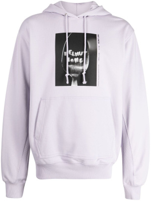

Photograph-print cotton hoodie, Helmut Lang Photograph-print cotton hoodie