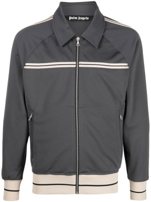 

Tape-trim track sweatshirt, Palm Angels Tape-trim track sweatshirt