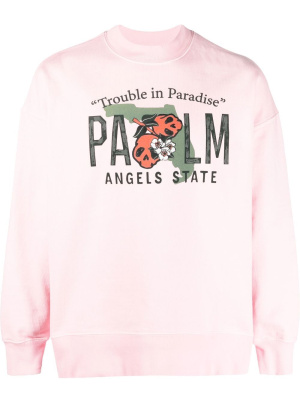 

Graphic-print sweatshirt, Palm Angels Graphic-print sweatshirt