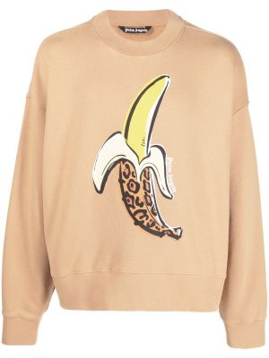 

Leopard banana print sweatshirt, Palm Angels Leopard banana print sweatshirt