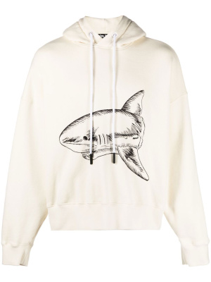 

Broken Shark organic cotton hoodie, Palm Angels Broken Shark organic cotton hoodie