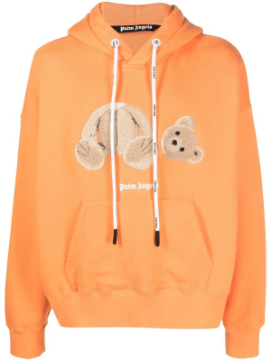 

Bear embroidery cotton hoodie, Palm Angels Bear embroidery cotton hoodie