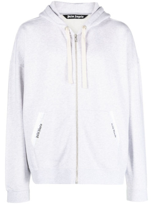 

Zip-up cotton hoodie, Palm Angels Zip-up cotton hoodie