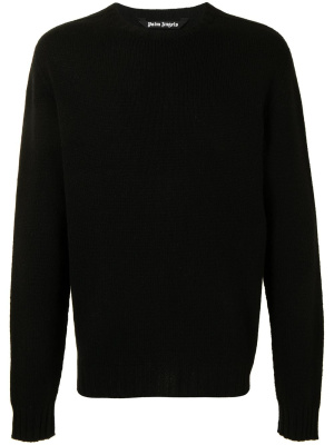 

Logo-intarsia jumper, Palm Angels Logo-intarsia jumper