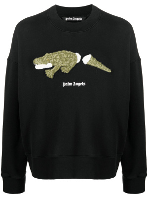 

Croco crewneck sweatshirt, Palm Angels Croco crewneck sweatshirt