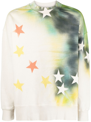 

Sprayed Stars cotton sweatshirt, Palm Angels Sprayed Stars cotton sweatshirt