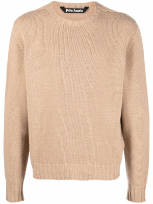 

Curved-logo jumper, Palm Angels Curved-logo jumper