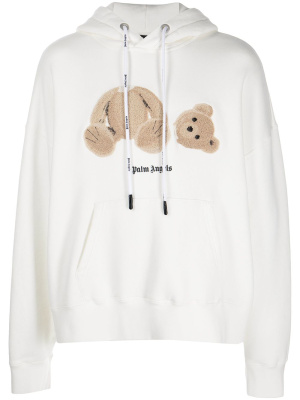 

Bear-print hoodie, Palm Angels Bear-print hoodie