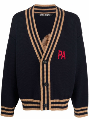 

Bear-motif cardigan, Palm Angels Bear-motif cardigan