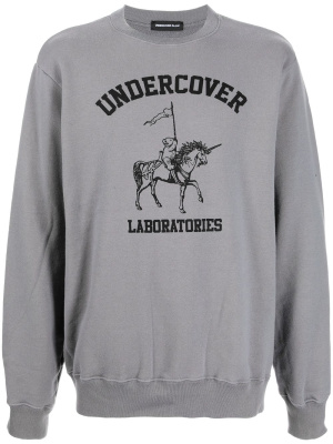 

Logo-print cotton sweatshirt, Undercover Logo-print cotton sweatshirt