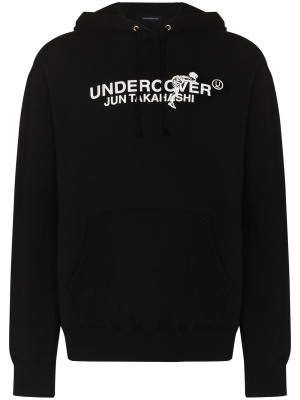 

Logo-print cotton hoodie, Undercover Logo-print cotton hoodie