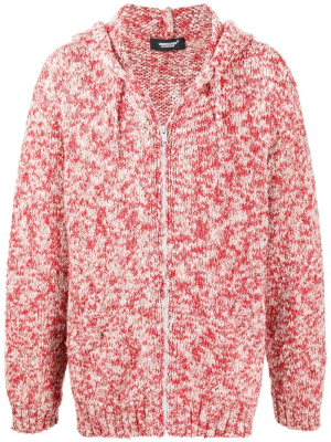 

Mélange-effect knitted hoodie, Undercover Mélange-effect knitted hoodie