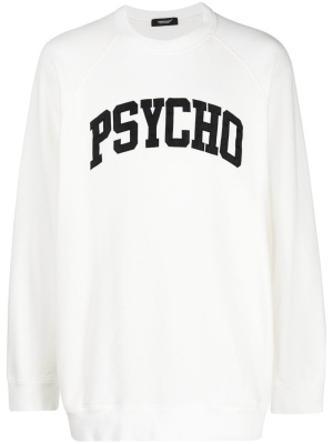 

Slogan-print crew neck sweatshirt, Undercover Slogan-print crew neck sweatshirt