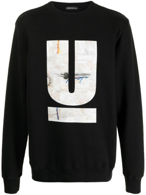 

Logo stitching print sweatshirt, Undercover Logo stitching print sweatshirt