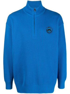 

Logo-patch knitted sweatshirt, Adidas Logo-patch knitted sweatshirt