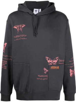

Adventure C-Butterfly print hoodie, Adidas Adventure C-Butterfly print hoodie
