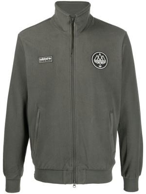

Logo patch zip fastening cardigan, Adidas Logo patch zip fastening cardigan