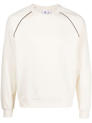 

Stripe-detail crew-neck sweatshirt, Adidas Stripe-detail crew-neck sweatshirt