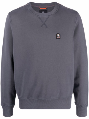 

Logo-patch crewneck sweatshirt, Parajumpers Logo-patch crewneck sweatshirt
