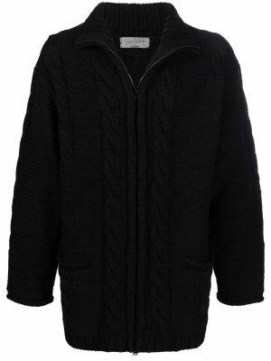

Zip-up wool jumper, Yohji Yamamoto Zip-up wool jumper