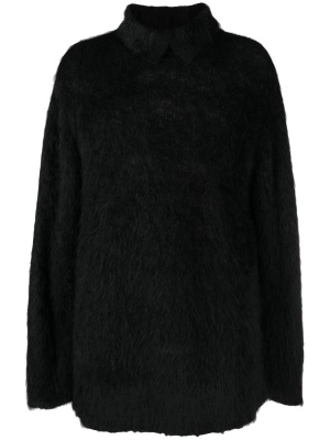 

Long-sleeve Turtleneck mohair jumper, Yohji Yamamoto Long-sleeve Turtleneck mohair jumper