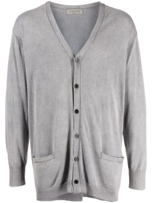 

V-neck long-sleeve cardigan, Yohji Yamamoto V-neck long-sleeve cardigan