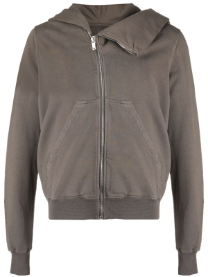 

Asymmetric-hood zip-fastening jacket, Rick Owens DRKSHDW Asymmetric-hood zip-fastening jacket