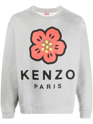 

Logo-print long-sleeve sweatshirt, Kenzo Logo-print long-sleeve sweatshirt