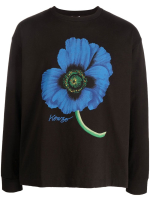 

Boke Flower-print cotton sweatshirt, Kenzo Boke Flower-print cotton sweatshirt