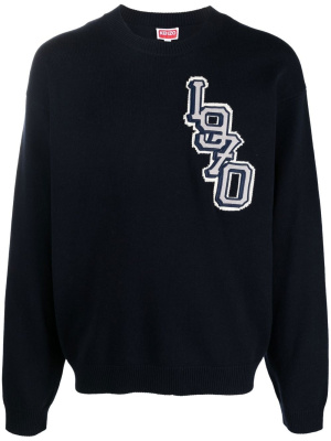 

Varsity logo knitted jumper, Kenzo Varsity logo knitted jumper