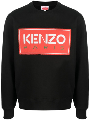 

Logo-print cotton sweatshirt, Kenzo Logo-print cotton sweatshirt