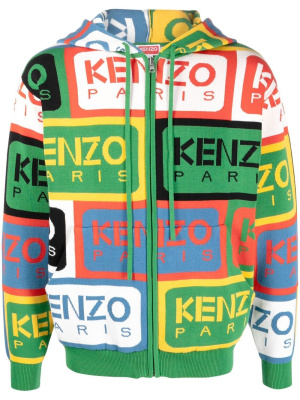 

Intarsia-logo knitted jumper, Kenzo Intarsia-logo knitted jumper