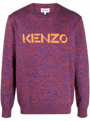 

Logo-print cotton jumper, Kenzo Logo-print cotton jumper