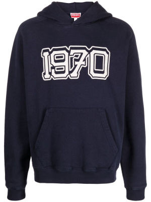 

1970-print detail hoodie, Kenzo 1970-print detail hoodie