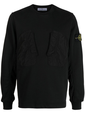 

Compass-motif sweatshirt, Stone Island Compass-motif sweatshirt