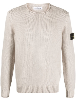 

Compass-patch cotton sweatshirt, Stone Island Compass-patch cotton sweatshirt