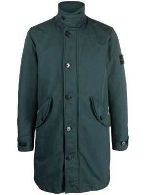 

Logo-patch short parka, Stone Island Logo-patch short parka