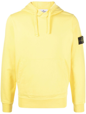 

Compass-logo cotton hoodie, Stone Island Compass-logo cotton hoodie