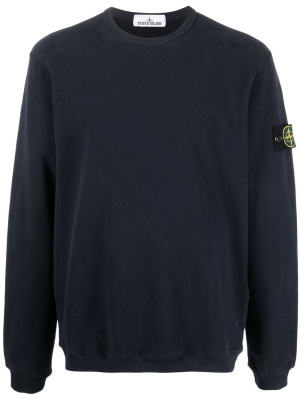 

Compass-patch cotton sweatshirt, Stone Island Compass-patch cotton sweatshirt