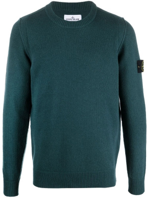 

Logo-patch long-sleeve jumper, Stone Island Logo-patch long-sleeve jumper