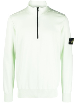 

Compass-patch zip-up sweatshirt, Stone Island Compass-patch zip-up sweatshirt
