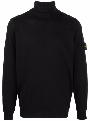 

Logo patch wool jumper, Stone Island Logo patch wool jumper