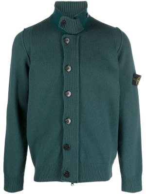 

Compass patch knitted cardigan, Stone Island Compass patch knitted cardigan