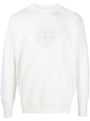 

Compass embroidered-logo sweatshirt, Stone Island Compass embroidered-logo sweatshirt