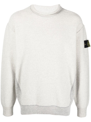 

Compass-patch roll-neck jumper, Stone Island Compass-patch roll-neck jumper