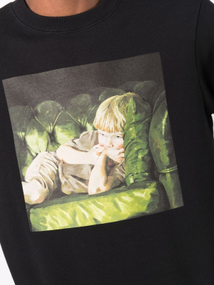 

Embroidered-motif long-sleeve jumper, Kenzo Embroidered-motif long-sleeve jumper