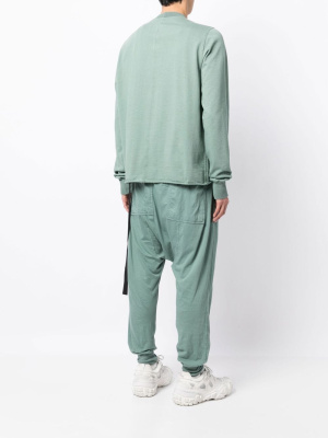 

Grid panelled cotton sweatshirt, Rick Owens DRKSHDW Grid panelled cotton sweatshirt