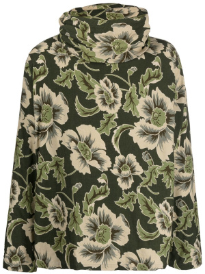

Floral-print roll neck sweatshirt, Kenzo Floral-print roll neck sweatshirt