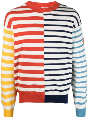 

Logo-print striped sweatshirt, Kenzo Logo-print striped sweatshirt